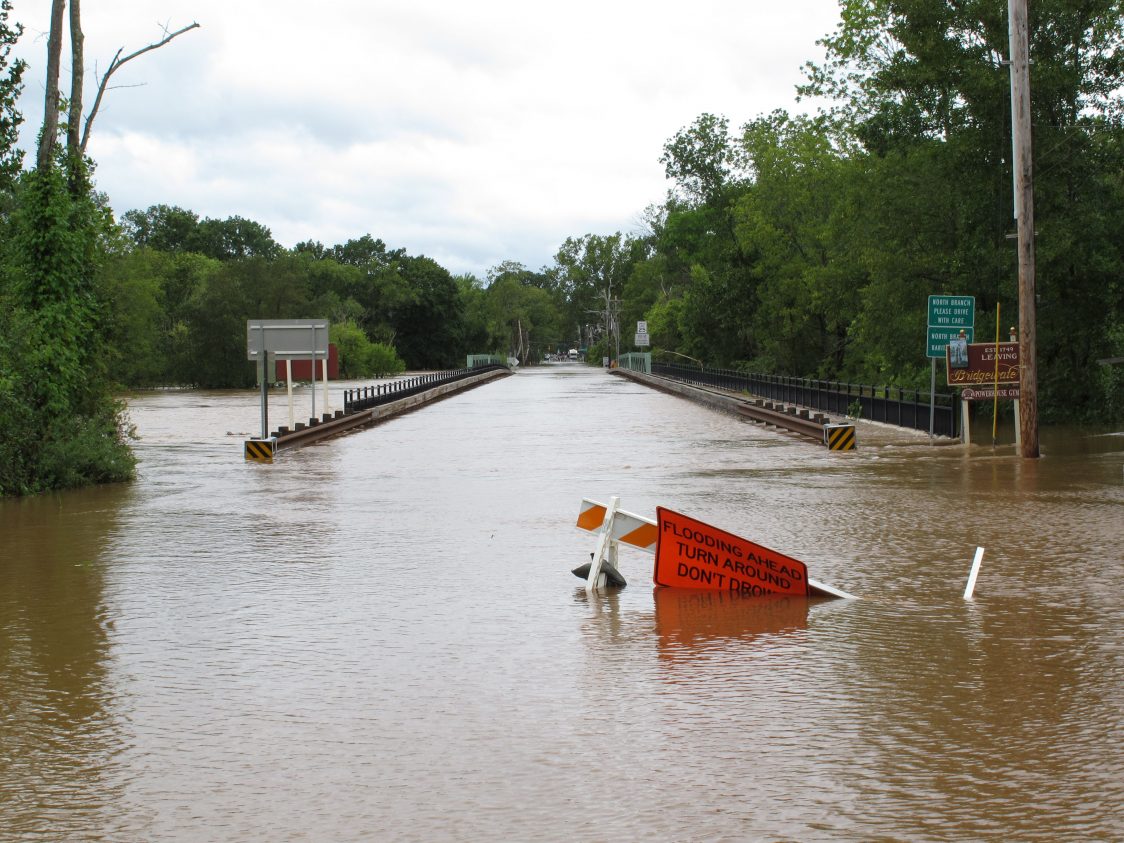 Flooding in Bridgewater, NJ