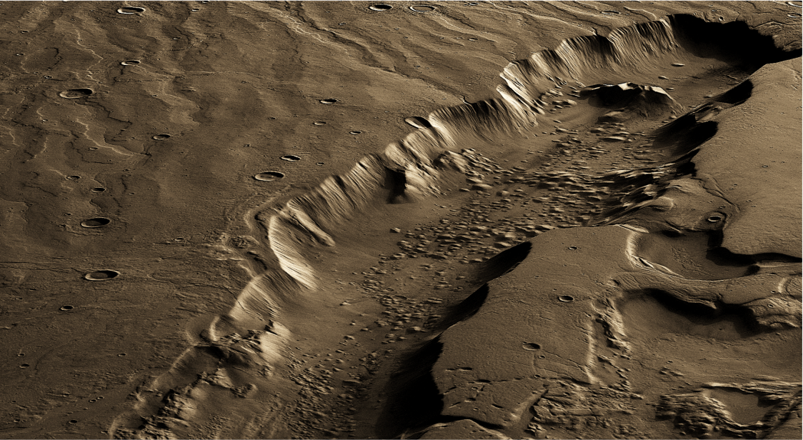 Best Region For Life on Mars Was Far Below Surface