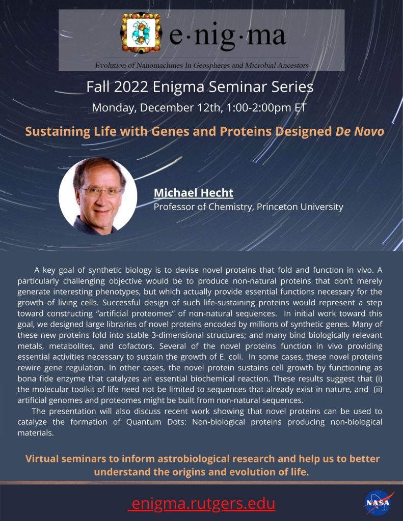 Enigma Hect Seminar Flyer