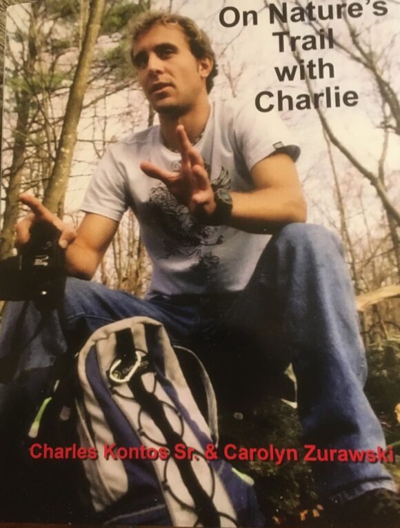 The newly published book, “On Nature’s Trail with Charlie” written by Kontos’ parents.